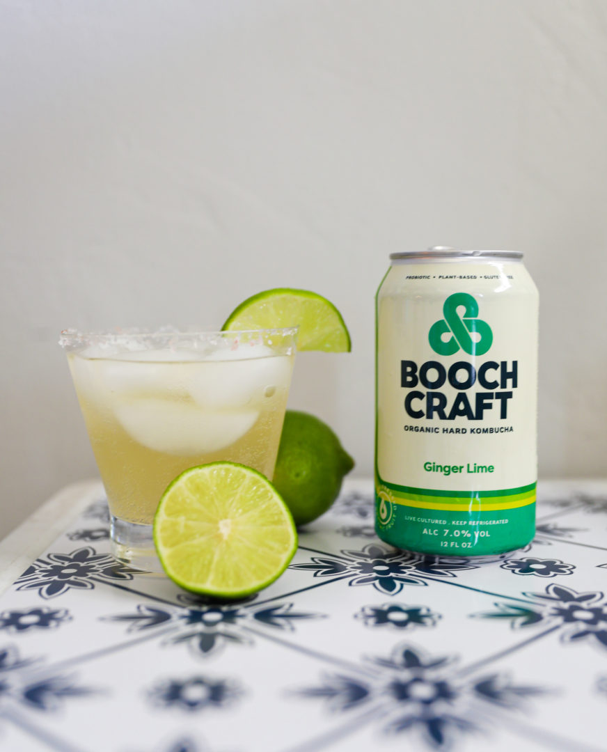 Ginger Lime Margarita with Hard Kombucha!