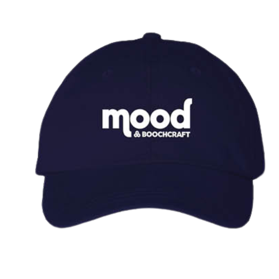 Mood Dad Hat Embroidered Navy