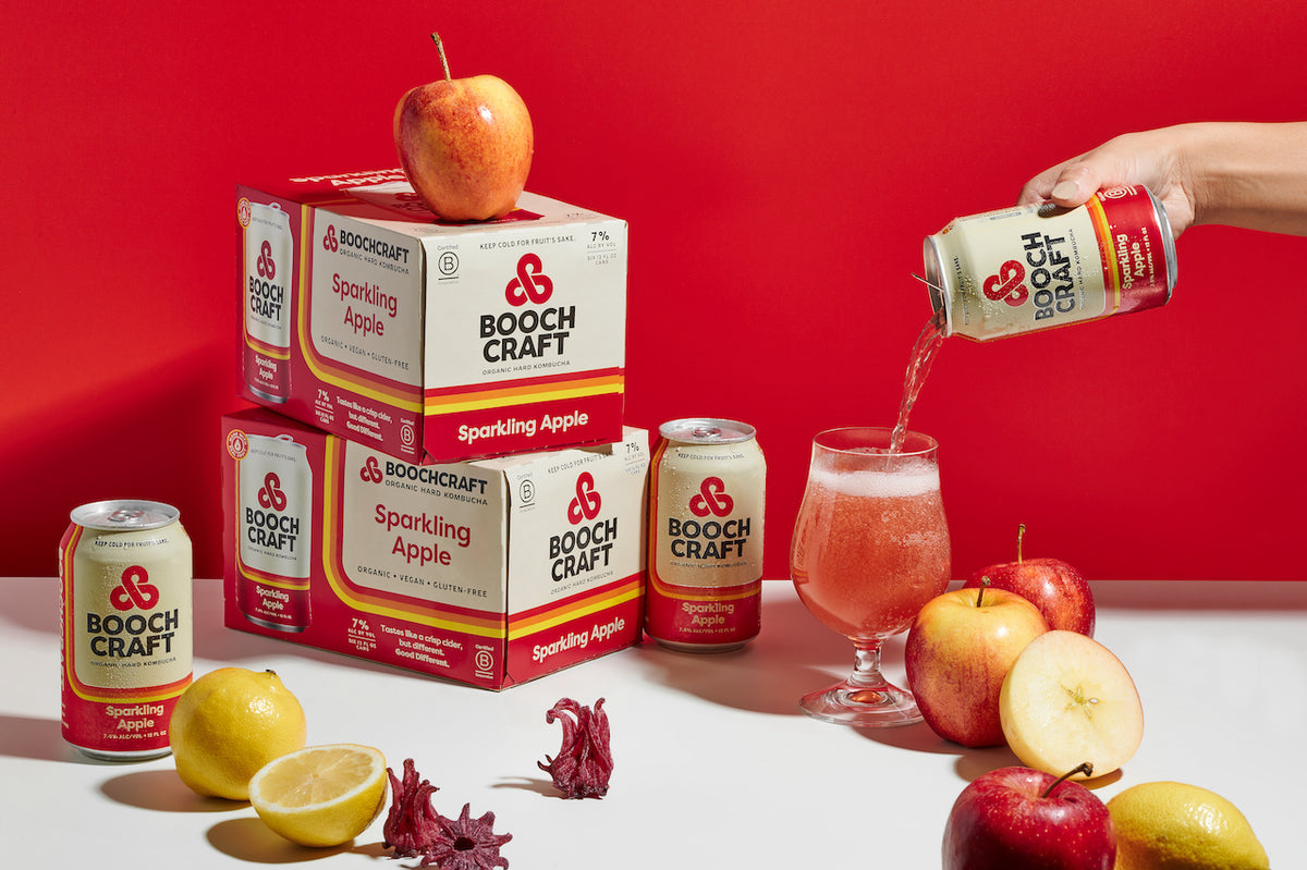 Boochcraft Organic Hard Kombucha | Crafted with Real Fruit