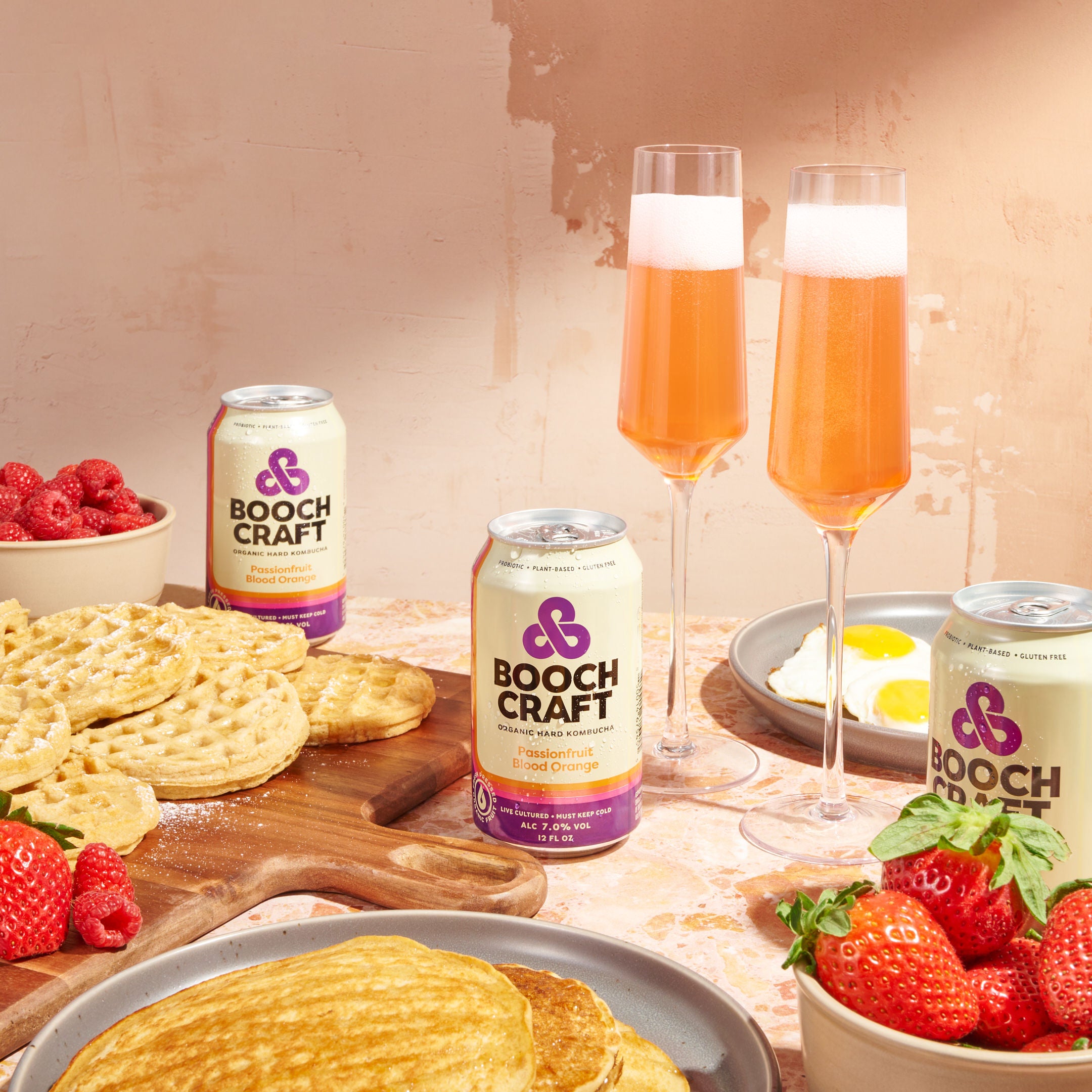 Boochcraft Passionfruit Blood Orange Hard Kombucha