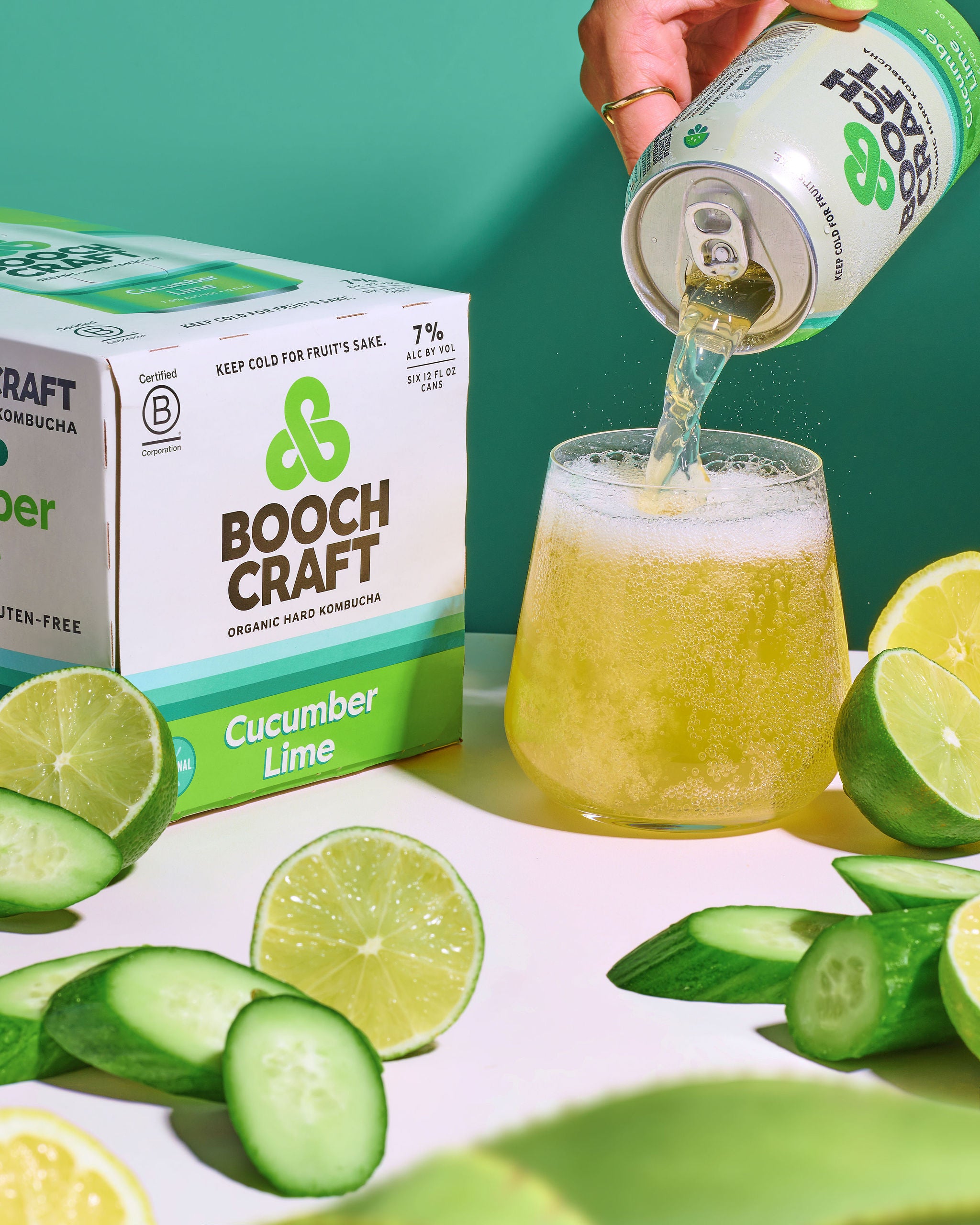 Boochcraft Organic Hard Kombucha | Crafted with Real Fruit