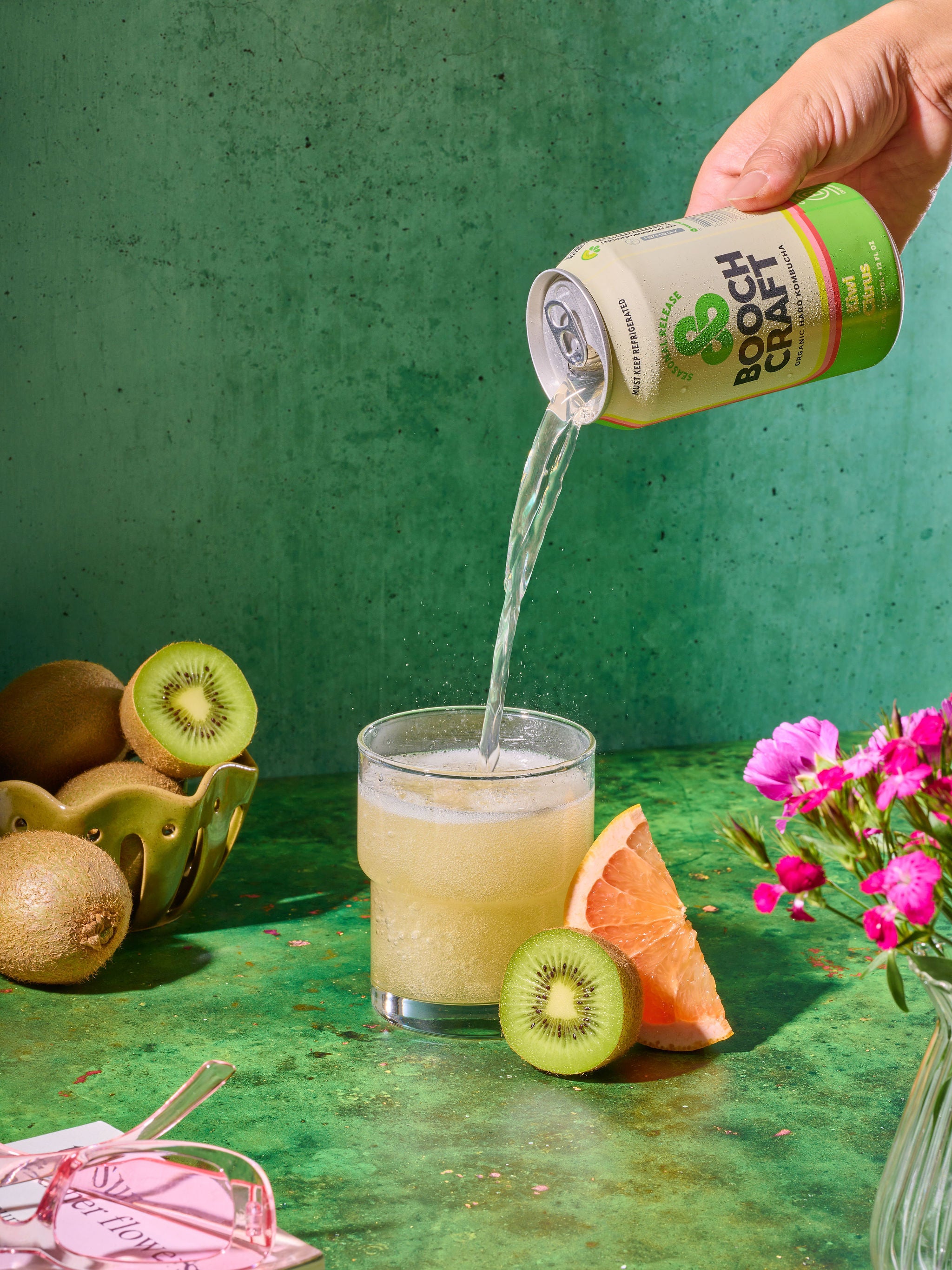 Boochcraft Kiwi Citrus Hard Kombucha