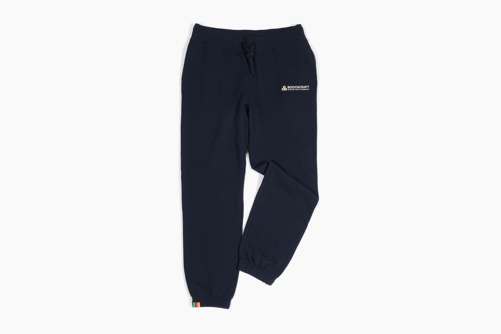 Embroidered Navy Sweatpants