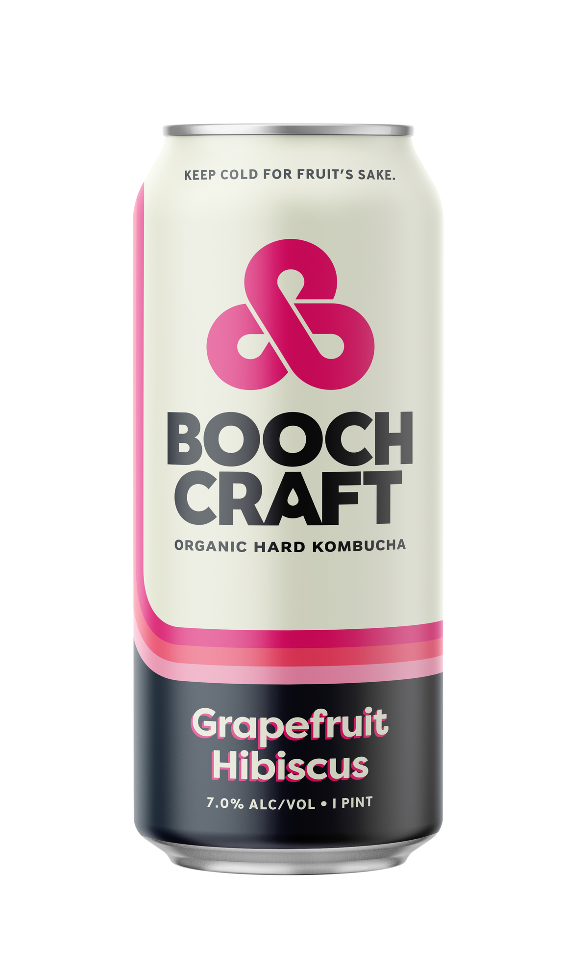 Boochcraft Grapefruit Hibiscus Hard Kombucha